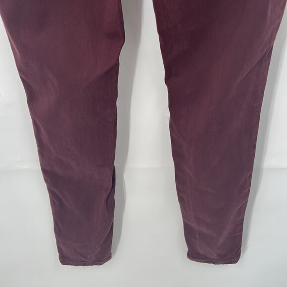 Ann Taylor Women's Wine Color Jeans Size 2 Petite - Picture 10 of 15
